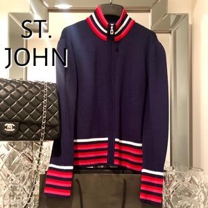 💎SALE💎ST JOHN ZIP UP SWEATER